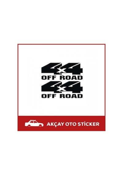 (2 Adet) 4X4 Of Road Sticker 4X4 Sticker Araç Sticker Oto Sticker