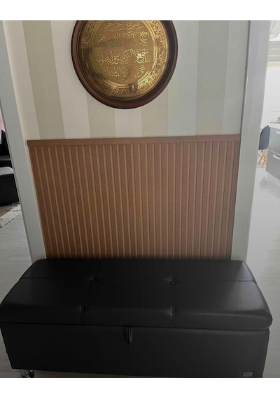 54x102 1 Adet Sidney Sütun Model Mdf Duvar Paneli Ham Boyanabilir Salon Koridor Mutfak Ham Mdf