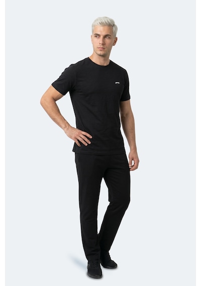 Slazenger Rosalva T Erkek Pamuklu Siyah Tişört