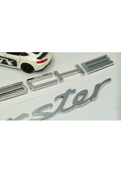 Dk Porsche Boxster Bagaj Krom Abs Eski Model Yazı Logo Amblem Set