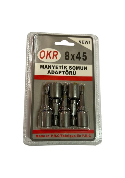 Manyetik Somun Adaptörü 8mm 5 Adet