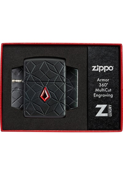 Zippo 24754 Diamond Pattern Design Çakmak Çok Renkli