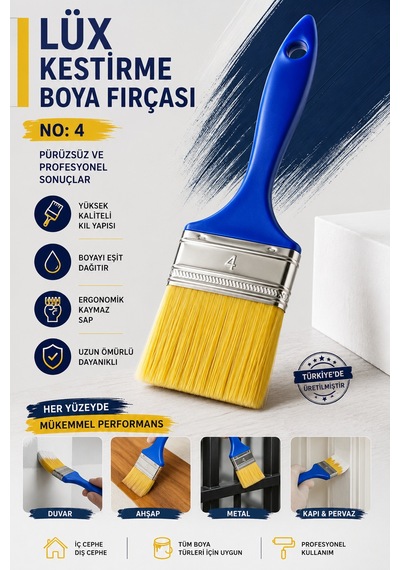 Plastik Kestirme Fırça - 4
