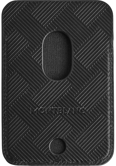 Mont Blanc Montblanc Sartorial Deri Magsafe Ve İphone Uyumlu 2li Kartlık 220 Siyah