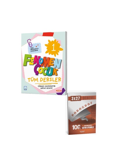 Fenomen 2027 1 Tüm Dersler Soru Bankası+ Anla Kazan Paragraf