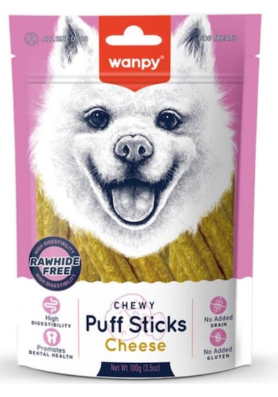 Wanpy Tahılsız Peynirli Köpek Çiğneme Ödülü 100 Gr