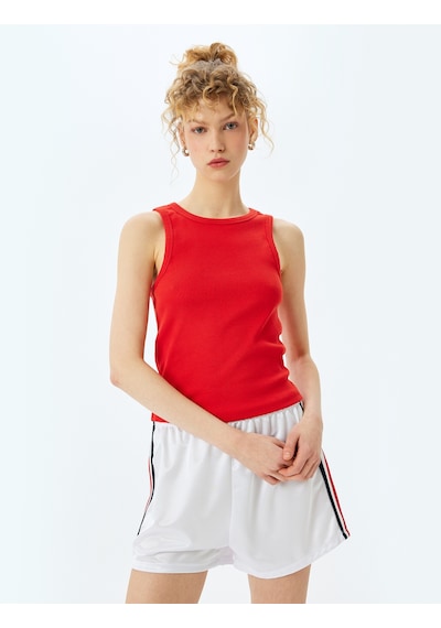 Koton Bisiklet Yaka Kolsuz Slim Fit Basic Atlet Kırmızı 5sal30043ık Kırmızı Koton Bisiklet Yaka Kolsuz Slim Fit Basic Atlet Kırmızı 5sal30043ık Kırmızı