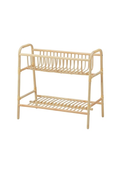 Buskbo El Dokuması Çiçeklik, Rattan, 60 Cm