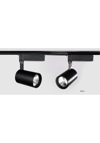 6 Adet Dekoratif Led Ray Spot + 2 Metre Ray Siyah Kasa Beyaz Işık