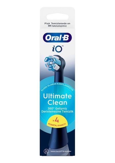 Oral-b İo Ultimate Clean Siyah Diş Fırçası Yedek 2'li Avantaj Paketi Mıchu