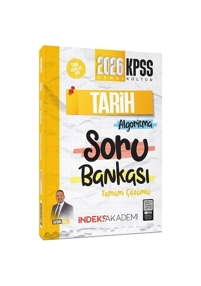 2026 Kpss Tarih Algoritma Soru Bankası Çözümlü - Aydın Yüce İndeks Akademi Yayıncılık