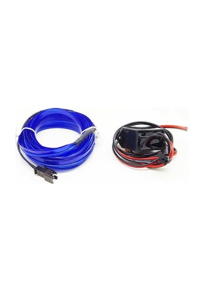 Mavi Neon Led Araç Içi Torpido Ledi Neon Led 2 Metre Mavi
