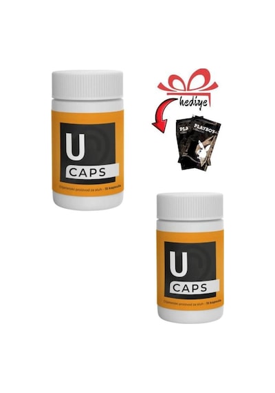 U Caps Erkeklere Özel 15li X 2 Ad. + Kayganlaştırıcı Jelle