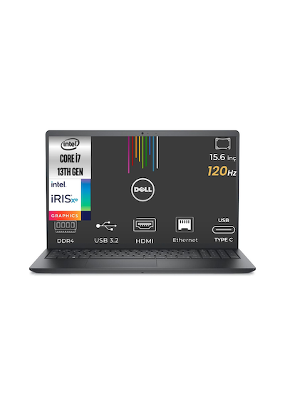 Dell Vostro 3530 N1605PVNB3530U-16 i7-1355U 64 GB 2 TB SSD 15.6" Dos Dizüstü Bilgisayar