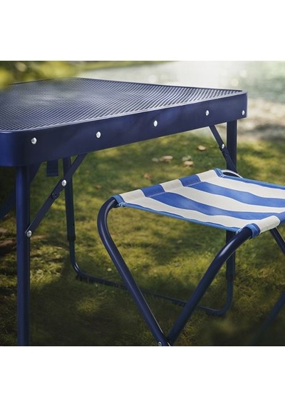 Ikea Strandön Katlanır Tabure, Mavi, 29x41x40 Cm