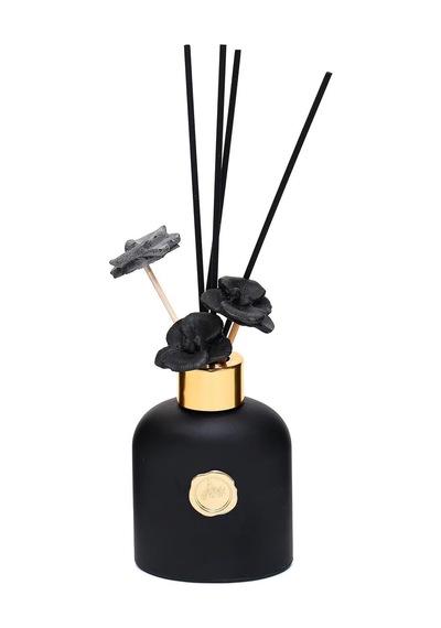 130 Ml Siyah Cam Şişe Seramik Çiçek Taş Bambu Çubuklu Black Vanilya Oda Kokusu Abundance Prosperity 130 Ml Siyah Cam Şişe Seramik Çiçek Taş Bambu Çubuklu Black Vanilya Oda Kokusu Abundance Prosperity