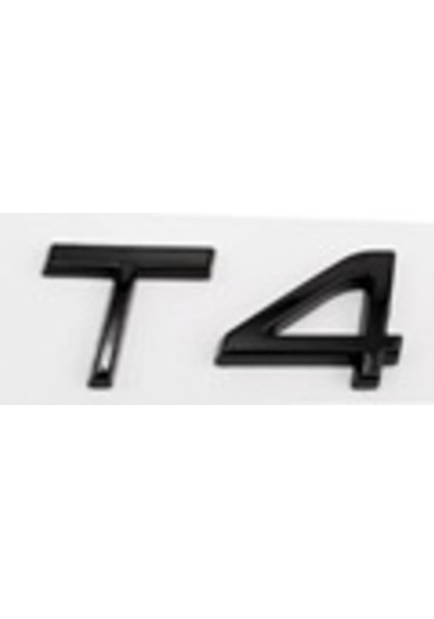 Volvo Uyumlu T4 Siyah Yazı