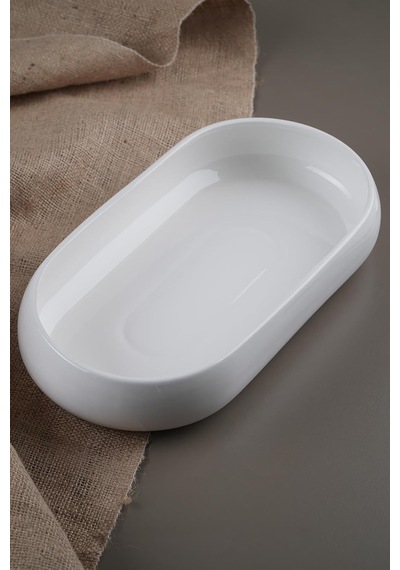 Tr Bianco Perla Porselen Gondol Kase - 35 Cm Genel