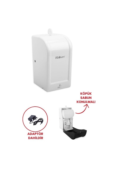 Flosoft Diva Otomatik Köpük Verici 700ml Adaptör Dalihdir Renkli