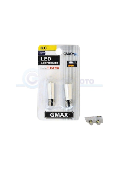 T10 Dipsiz LED Ampul Beyaz Alüminyum Soğutuculu 12V 5730 Çift Çipli Oto Park Ve Araç İçi Tavan Lambası 2li Set