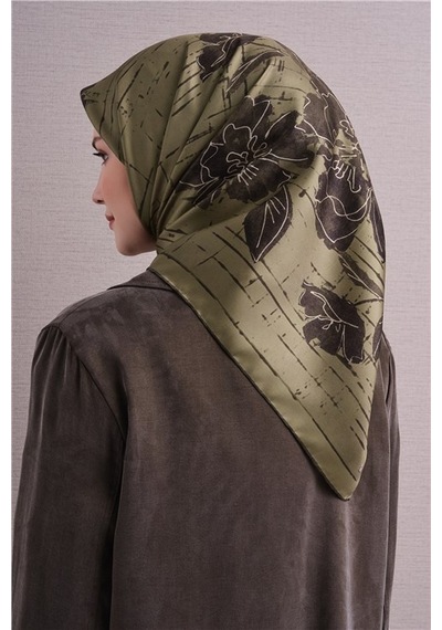 Armine Saf İpek Twill Eşarp 9617d 32 Bal Köpüğü