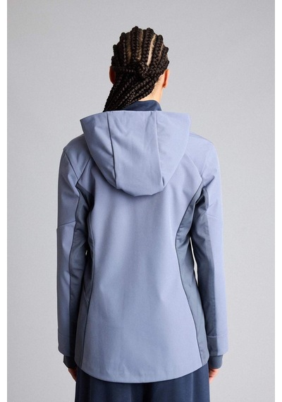 Defacto Su İtici Slım Fıt Kapüşonlu Fermuarlı Softshell Mont G0237ax26spın50 İndigo-ın50
