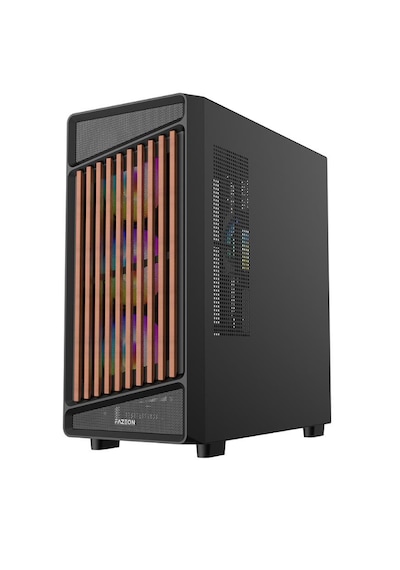 Fazeon F19 750w 80plus Bronze 4x120mm Argb Fanlı Atx Siyah Bilgisayar Kasası