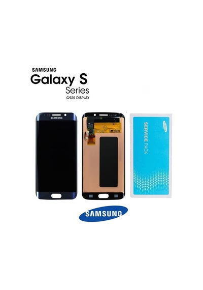 Samsung Uyumlu Galaxy S6 Edge G925 Lcd Ekran Dokunmatik Siyah Servis Gh9