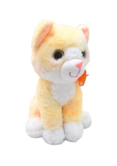 Peluş 30cm Renkli Kedi Halley