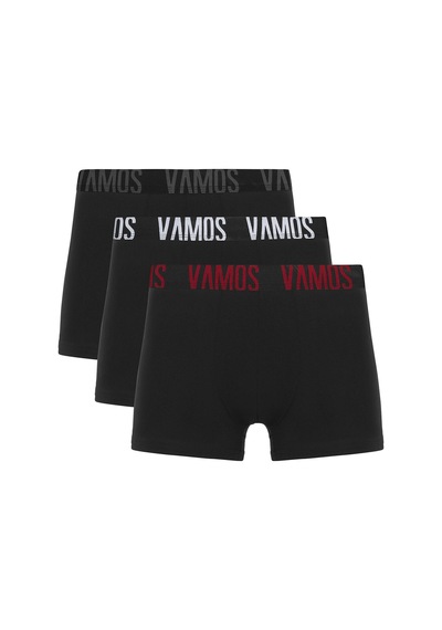 Vamos 3 Lü Erkek Boxer Paketi Desen-2