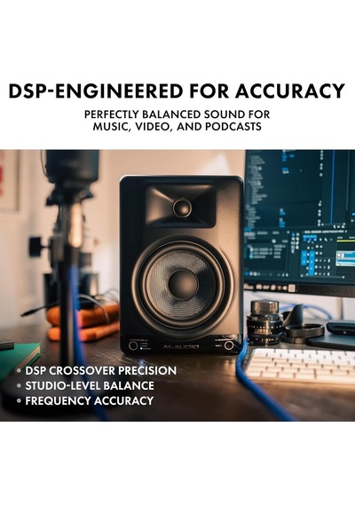 M-audıo Bx5 Bt - 5" Dsp Destekli, Bluetooth Bağlantılı, Applikasyon Kontrollü Amplifikatörlü Stüdyo Hoparlörleri