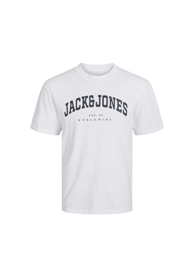 Jjecaleb Varsıty Tee Ss O Beyaz Erkek Çocuk Kısa Kol T-shirt White