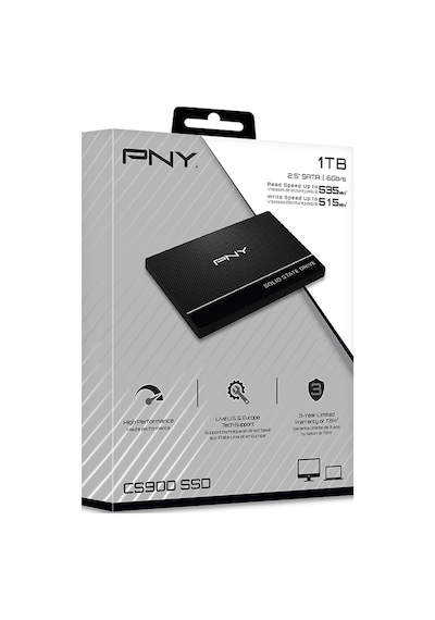 PNY CS900 SSD7CS900-1TB-RB 2.5" 1 TB 3D NAND SATA 3 SSD