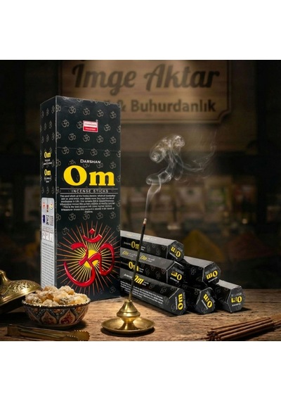 Darshan Om Çubuk Tütsü 20'li Paket - Spiritüel Ve Huzurlu Çok Renkli