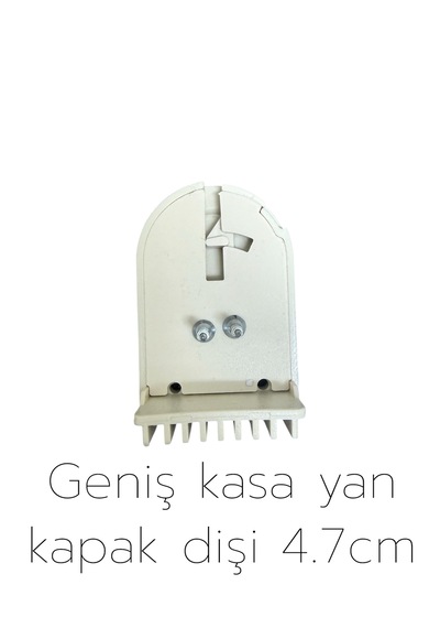 Zebra & Stor Perde Yan Kapak Dişi 4.7cm Geniş Krem