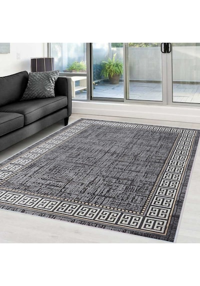 Rovigo Home Dijital Baskı Yıkanabilir Kaymaz Taban Salon Halısı RVG0352 Çok Renkli