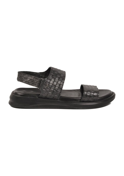 Pierre Cardin Siyah Lastikli Hafif Erkek Günlük Sandalet Pc-7334 M