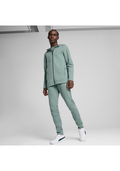 Puma Evostrıpe Erkek Tam Fermuarlı Kapüşonlu Ceket 684613 30 Yeşil