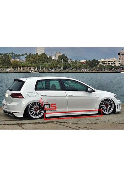 Vw Golf Mk7 Mk7,5 R Marşpiyel Sağ Sol Takım Fiberglass Boyasız