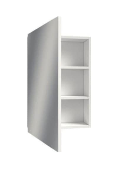 Tek Kapaklı Aynalı Banyo Dolabı Beyaz