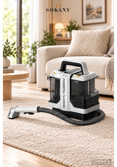 Sokany 1800 W Portatif Halı Ve Koltuk Yıkama Makinesi Çok Başlıklı, 1,08 L Sk-13065