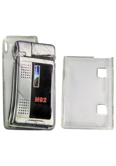 Nokia N92 Uyumlu Telefon Koruyucu Şeffaf Mika Kapak