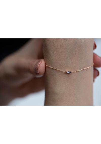 Reis Kuyumculuk T1568 Baget Swarovski Bilezik Altın Bilezik