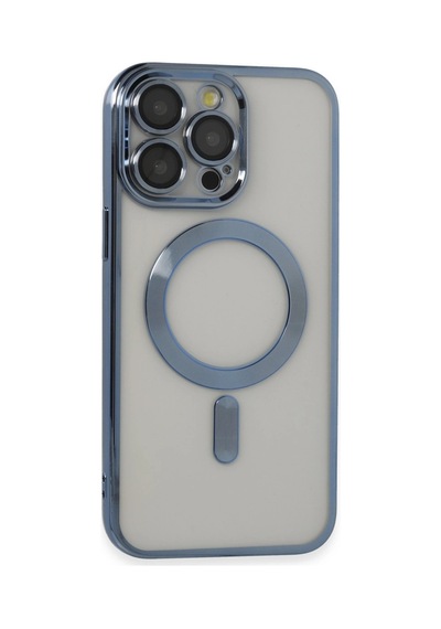 Apple  Uyumlu  iPhone 14 Pro Max Kılıf Kross Magneticsafe Kapak Sierra Mavi