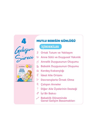 Mutlu Bebeğin Günlüğü 4 - Gelişim Süreci - Osman Abalı - Adeda