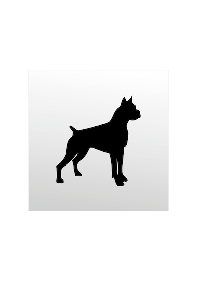 Folyo Sticker Pitbull 40cm Uzunluk Siyah