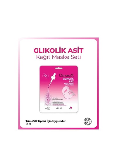 Yüz Bakım Kağıt Maske - Glikolik Asit