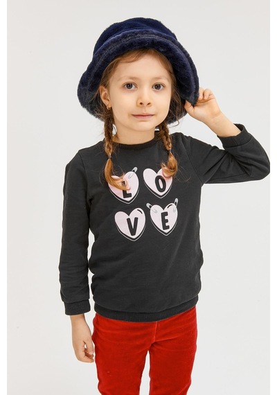 Benitto Kids Benittokids Kız Çocuk Peluş Bucket Şapka 7001-lacivert