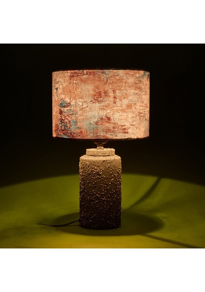 Lighting Arden Abajur - Gri / Renkli - 48,5x30x30 Cm Çok Renkli
