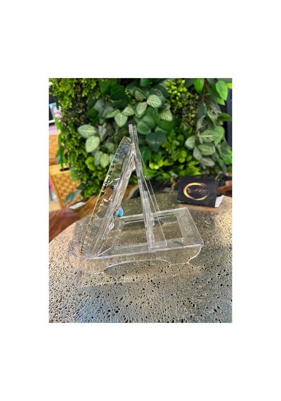 Blınkmax Mini Ayaklı Sunumluk, Şekerlik Tabak, 18 Cm Pasta Tabağı, 1 Adet Cam Sunumluk Tabak Gold-yaldız-gümüş